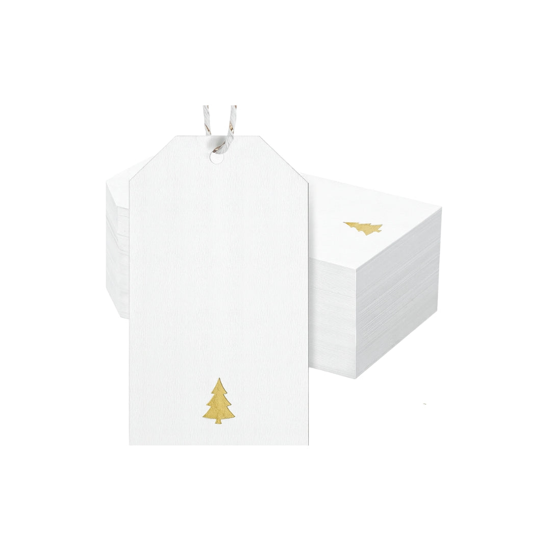 Set de 4 Etiquetas Pinito Dorado