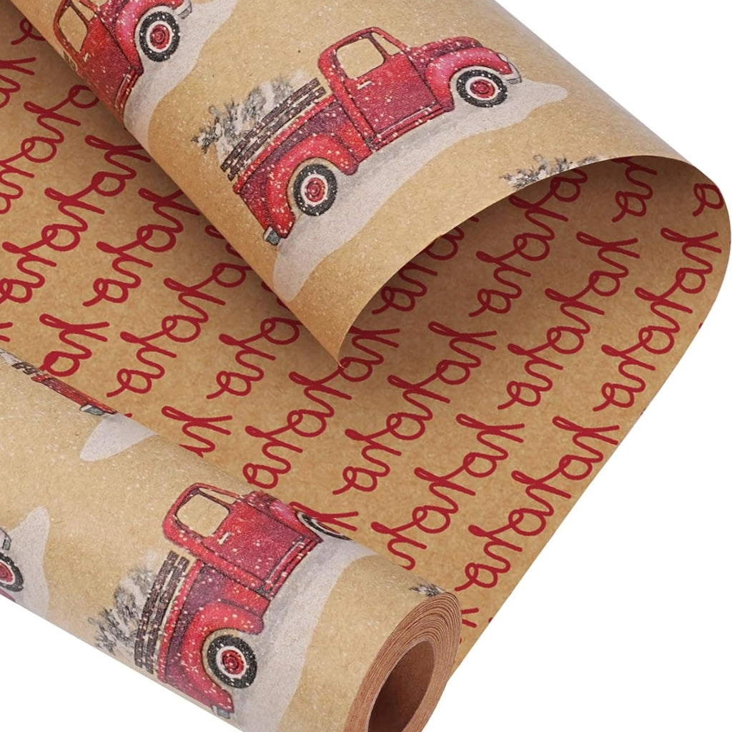 Papel Reversible Ho Ho Ho / Camion