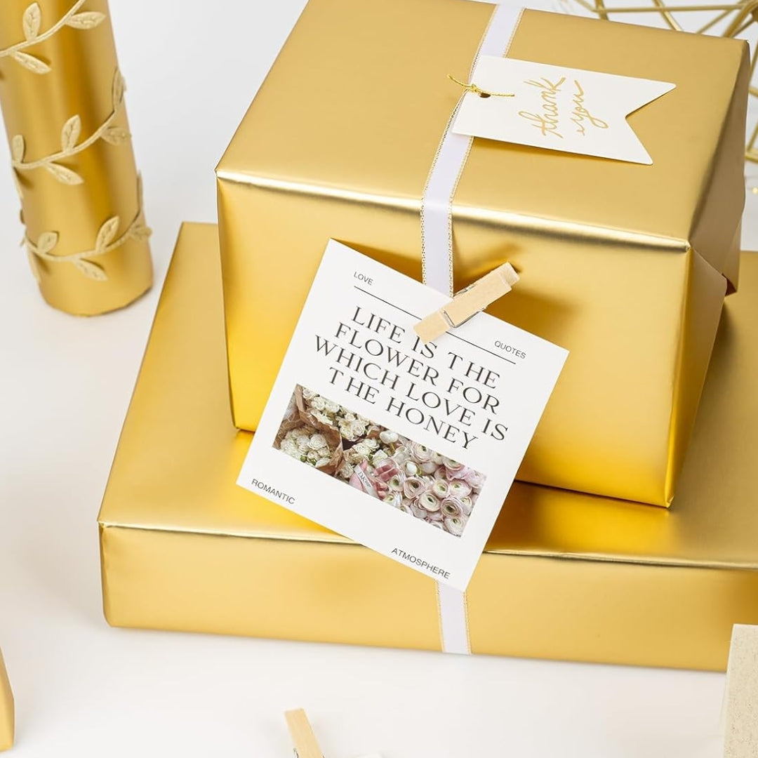 Papel Metalizado Matte en Color Dorado