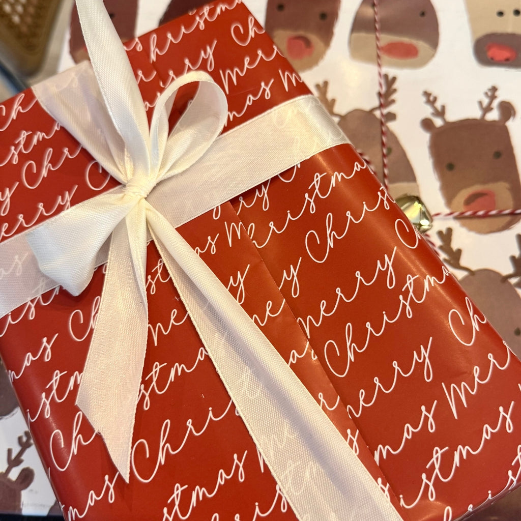 Papel de Motivo Merry Christmas Manuscrito